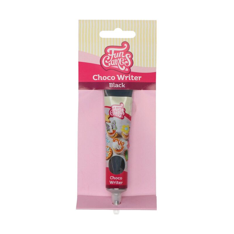 FunCakes Choco Writer - zdobicí poleva černá 25 g